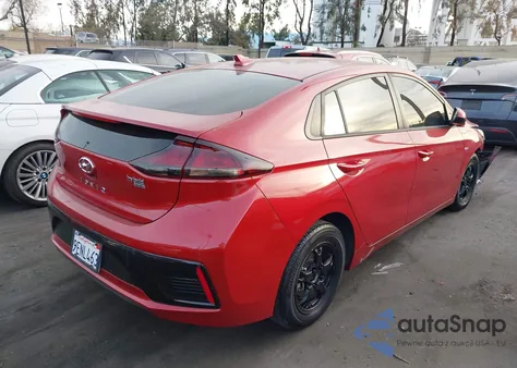 2019 Hyundai Ioniq Hybrid Blue z USA, uszkodzony, nr VIN KMHC65LCXKU167522